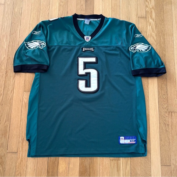 Rare Reebok Philadelphia Eagles McNabb Jersey On Field 52 Embroidered Retro NFL